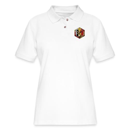 Belgium Lion Valor T-Shirt, Belgian Pride Gift - Women's Pique Polo Shirt
