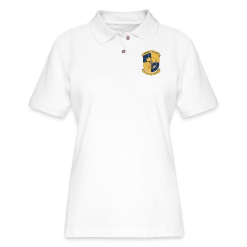 Riyadh Tower Premium T Shirt, Football Pride Gift - Women's Pique Polo Shirt