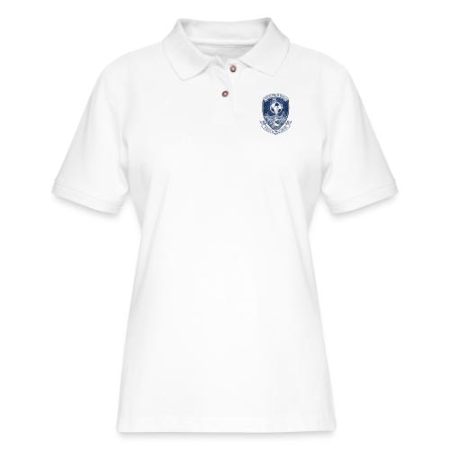 Iconic North London Soccer Emblem Art Print - Women's Pique Polo Shirt
