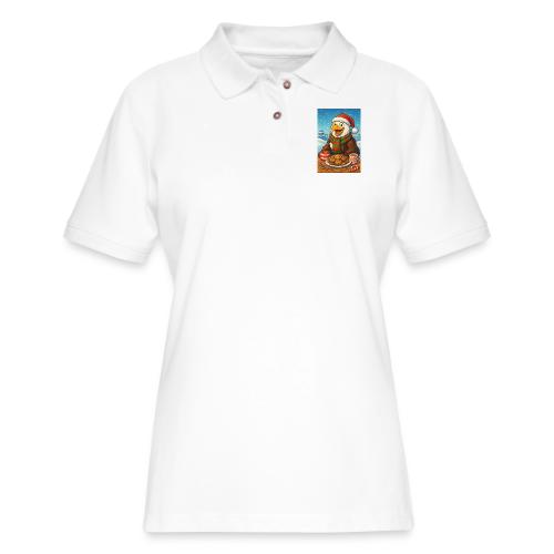 Christmas taw eagle - Women's Pique Polo Shirt