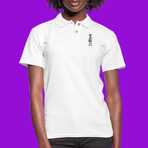 Silver Alien - Women's Pique Polo Shirt
