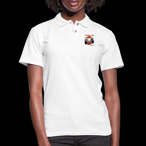 Level Up! Never Quit Gaming - Women's Pique Polo Shirt
