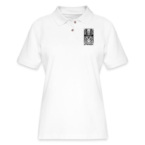 Salty Shamrock Skull T-Shirt - Women's Pique Polo Shirt