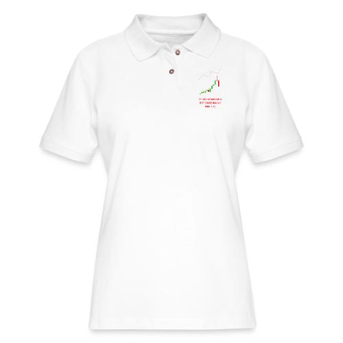 Technical Analysis Trading T-Shirt| Sarcastic - Women's Pique Polo Shirt