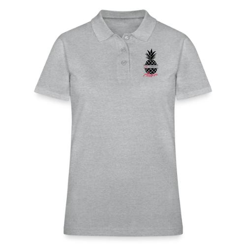 Alumni Pineapple Graphic - Women's Pique Polo Shirt