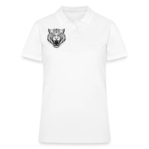 Wild Tiger Fashion, the fury of the feline tiger. - Women's Pique Polo Shirt