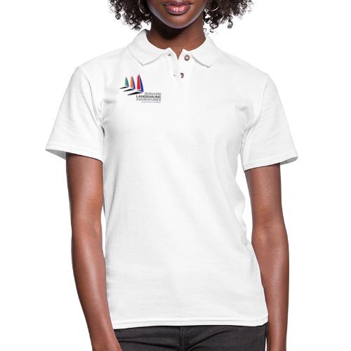Bonaire Landsailing Adventures logo - Women's Pique Polo Shirt