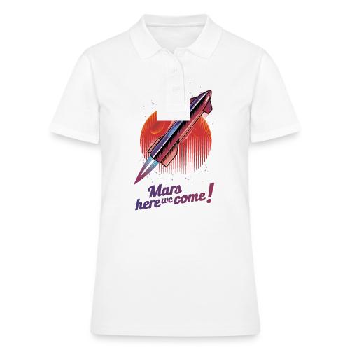 Mars Here We Come - Light - Women's Pique Polo Shirt