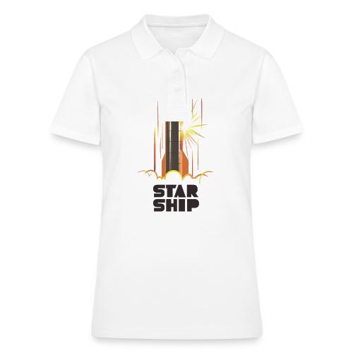 Star Ship Mars - Light - Women's Pique Polo Shirt