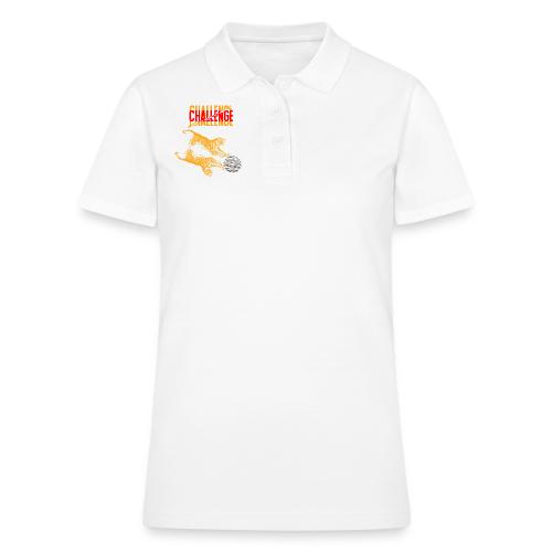 Double tiger fashion, jungle feline animals. - Women's Pique Polo Shirt
