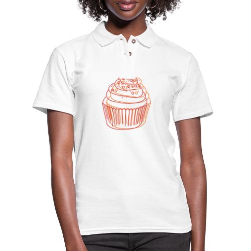 Cupcake - Women's Pique Polo Shirt