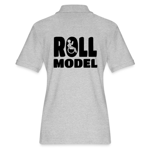Wheelchair Roll model - Women's Pique Polo Shirt