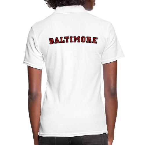 Baltimore - Women's Pique Polo Shirt