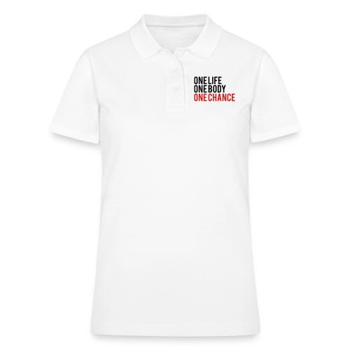 One Life One Body One Chance - Women's Pique Polo Shirt