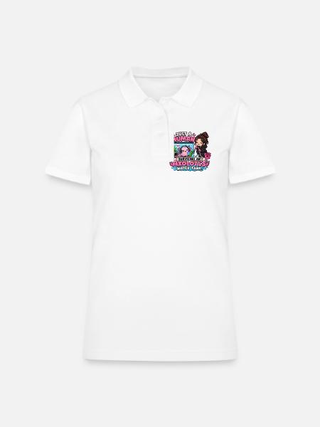 Funny Aquarium Pet Lover Gift Apparel - Women's Pique Polo Shirt - white - Front