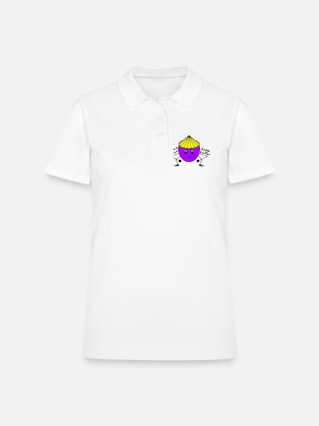 Squad First, Judge Later..  - Women's Pique Polo Shirt - white - Front