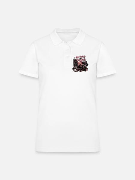 Too Cute to Fix Your Bugs - Women's Pique Polo Shirt - white - Front