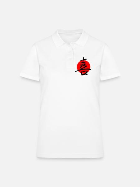 Joy - Women's Pique Polo Shirt - white - Front