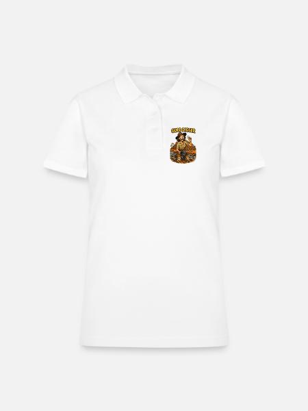 Gold Digger Funny Outback Prospector  - Women's Pique Polo Shirt - white - Front