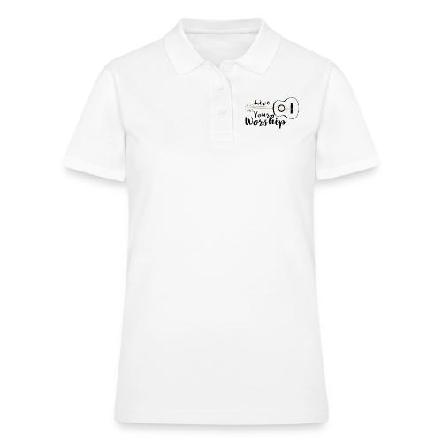 Live Your Worship, Don’t Just Give Lip Service - Women's Pique Polo Shirt