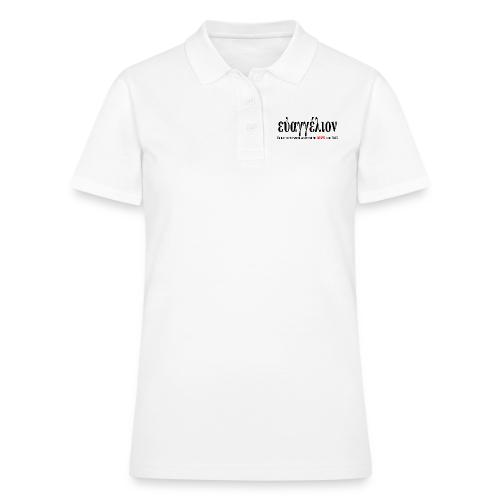The Greek word translated gospel - Women's Pique Polo Shirt