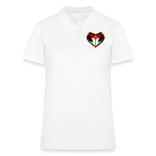 Angela's Valentine Heart - Women's Pique Polo Shirt