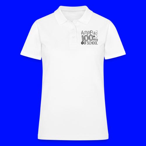 Happy 100th Day of School Arrows Teacher T-shirt - Women's Pique Polo Shirt