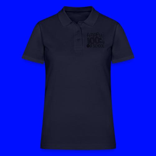Happy 100th Day of School Arrows Teacher T-shirt - Women's Pique Polo Shirt