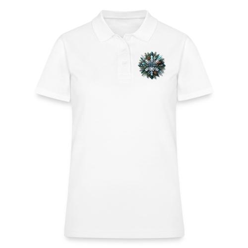 Intricate Frozen Evergreen T-Shirt - Women's Pique Polo Shirt