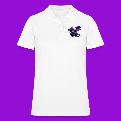 Neon Dragon and Battle Mage - Women's Pique Polo Shirt