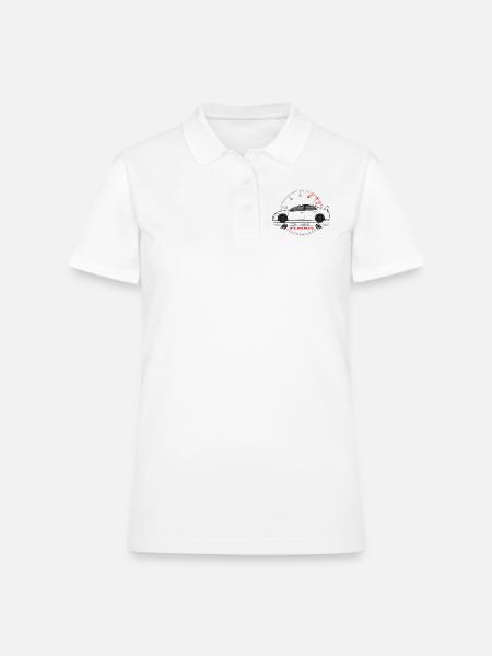 Performance Multicolor Bw - Women's Pique Polo Shirt - white - Front