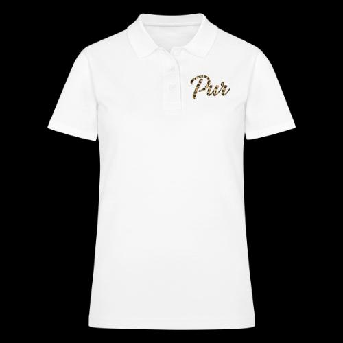 Pur Script - Women's Pique Polo Shirt