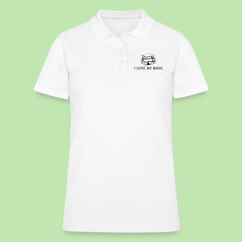 I love my book t-shirt - Women's Pique Polo Shirt