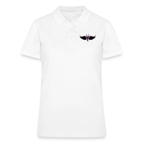 Lash Tweezer Wings black - Women's Pique Polo Shirt