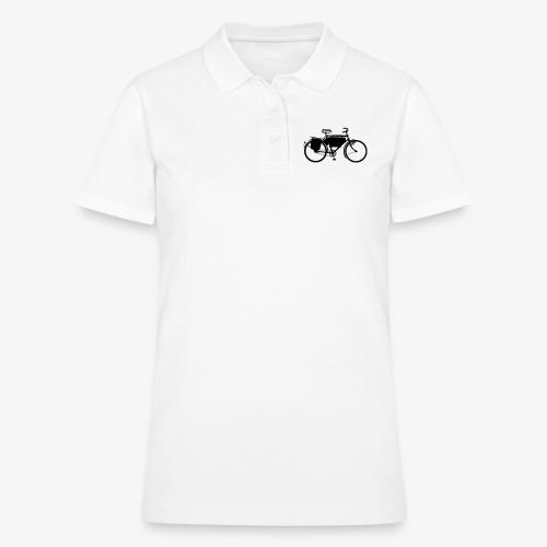 swiss_army_bike_bw - Women's Pique Polo Shirt