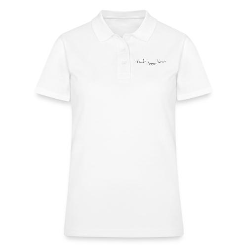 faith hope love - Women's Pique Polo Shirt