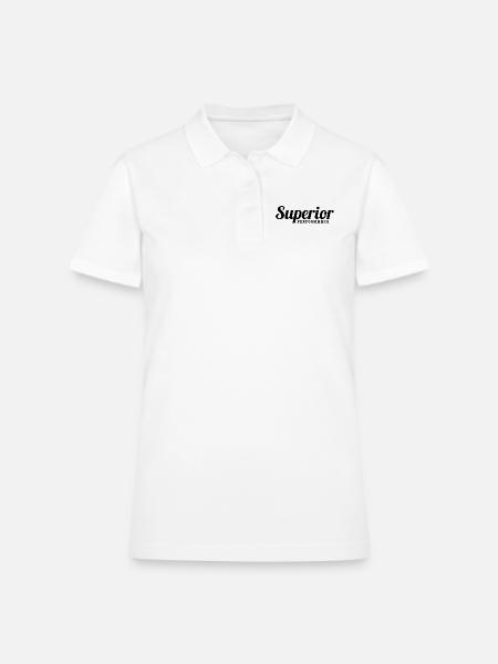 Superior Performance - Women's Pique Polo Shirt - white - Front