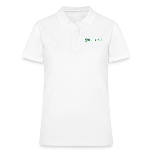 Naughtyish Green - Women's Pique Polo Shirt