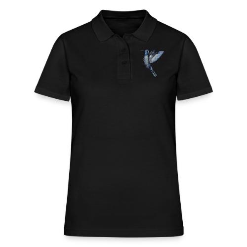 Hummingbird in flight - Women's Pique Polo Shirt