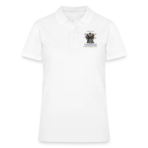 Fav Patriot Taking Out Trash-Printed Front & Back - Women's Pique Polo Shirt