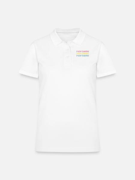 Pan-tastic Pan-tastic Pan-tastic - Women's Pique Polo Shirt - white - Front