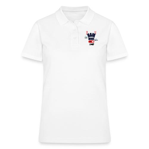 HAM MODE ON Typography T Shirt for Ham Radio - Women's Pique Polo Shirt