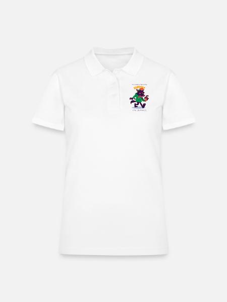BE vampire the diaries - Women's Pique Polo Shirt - white - Front