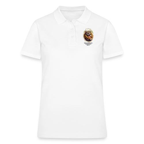 Powered by Sarcasm Cat Tee - Women's Pique Polo Shirt
