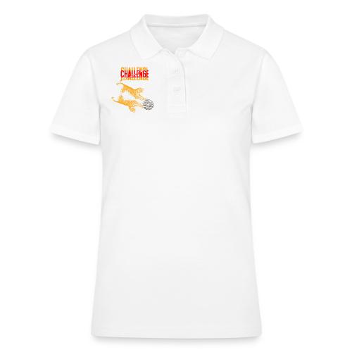 Double tiger fashion, jungle feline animals. - Women's Pique Polo Shirt