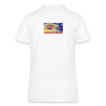 Game Over - Women's Pique Polo Shirt - white - Back