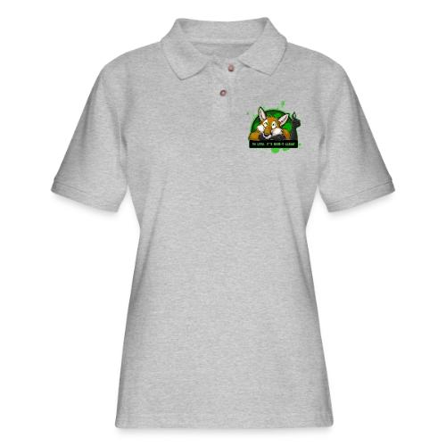 Beer-o-Clock Fox - Women's Pique Polo Shirt