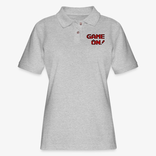 Game On.png - Women's Pique Polo Shirt