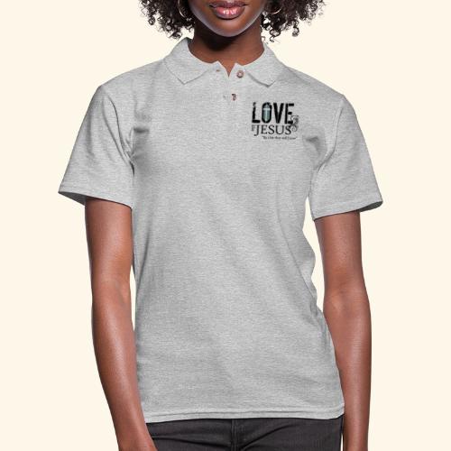 LOVE LIKE JESUS - Women's Pique Polo Shirt