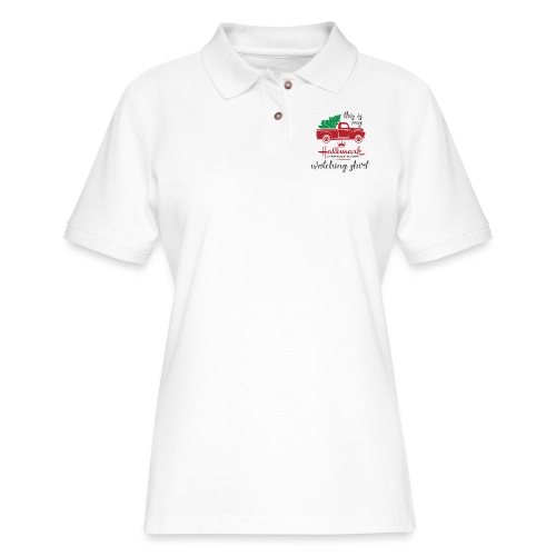 Hallmark Christmas Shirt - Women's Pique Polo Shirt